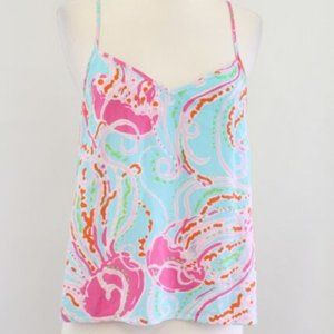 Blue Jellies Be Jammin Dusk Silk Racerbank Top